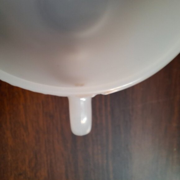 Vintage 60s Collectible Arcopal Rose de France Milk Glass Tea Cup D 4.25xH 2.5in - Picture 14 of 14